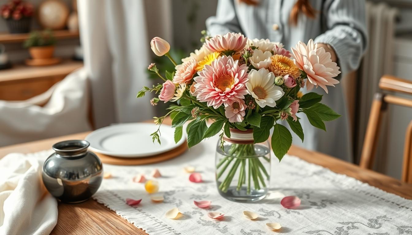 Seasonal flower arrangements